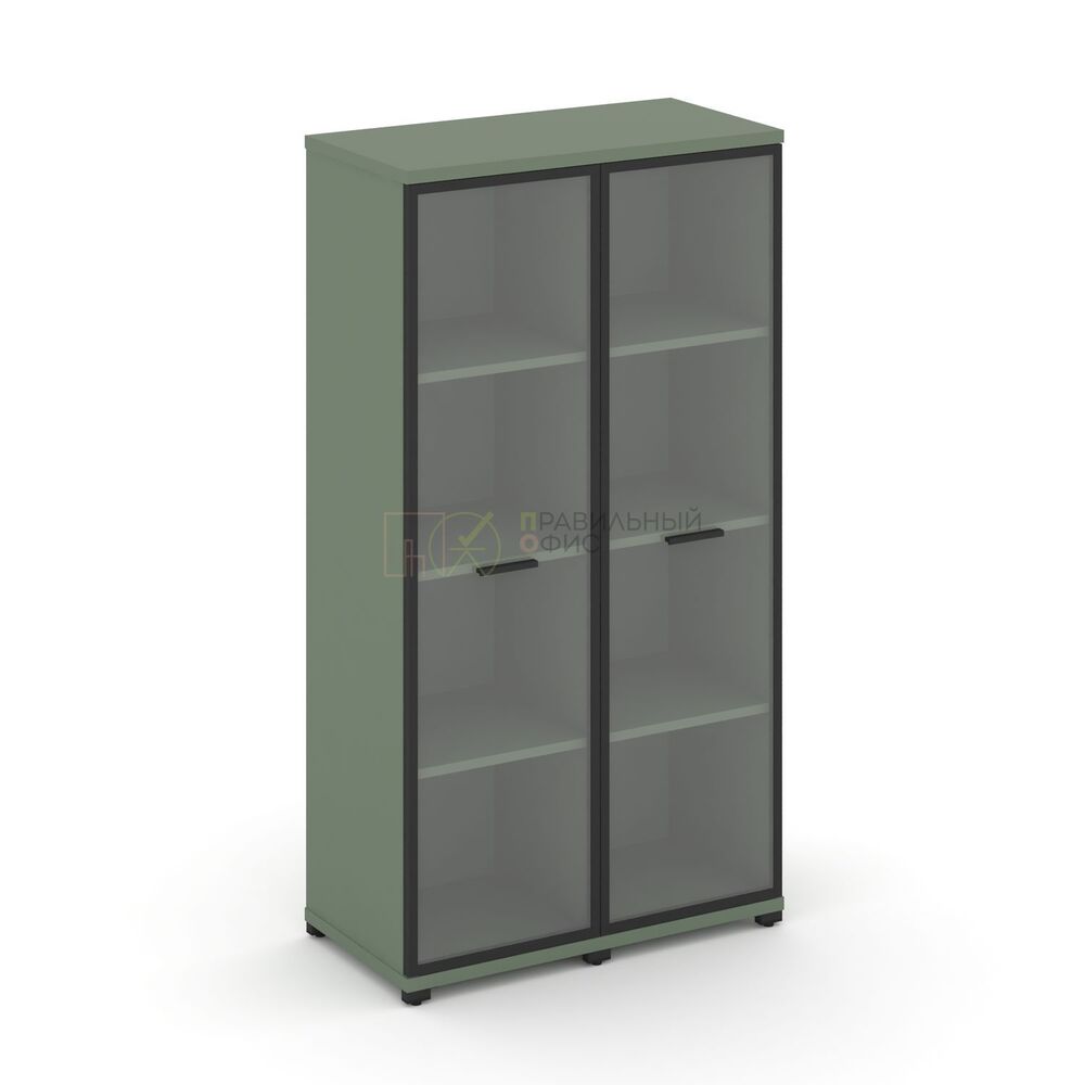 Шкаф две узкие секции, 4 ниши