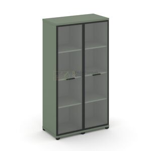 Шкаф две узкие секции, 4 ниши