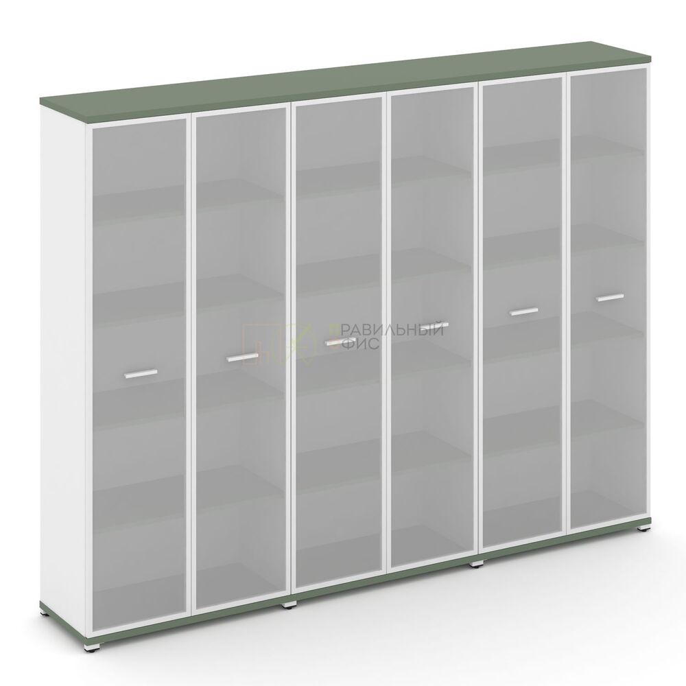 Шкаф три широкие секции, 5 ниш