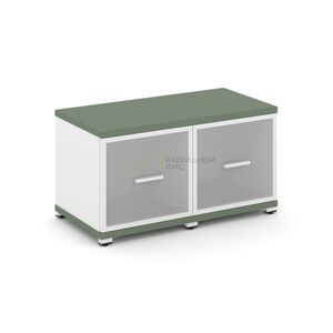 Шкаф две узкие секции, 1 ниша