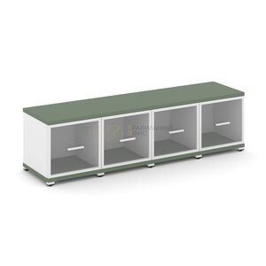 Шкаф четыре узкие секции, 1 ниша