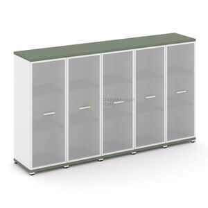 Шкаф пять узких секций, 3 ниши