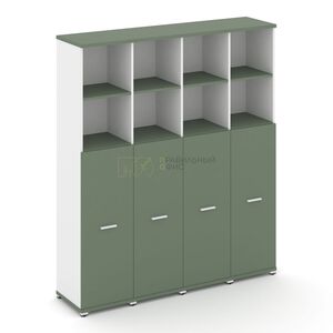 Шкаф четыре узкие секции, 5 ниш