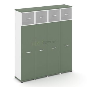 Шкаф четыре узкие секции, 5 ниш