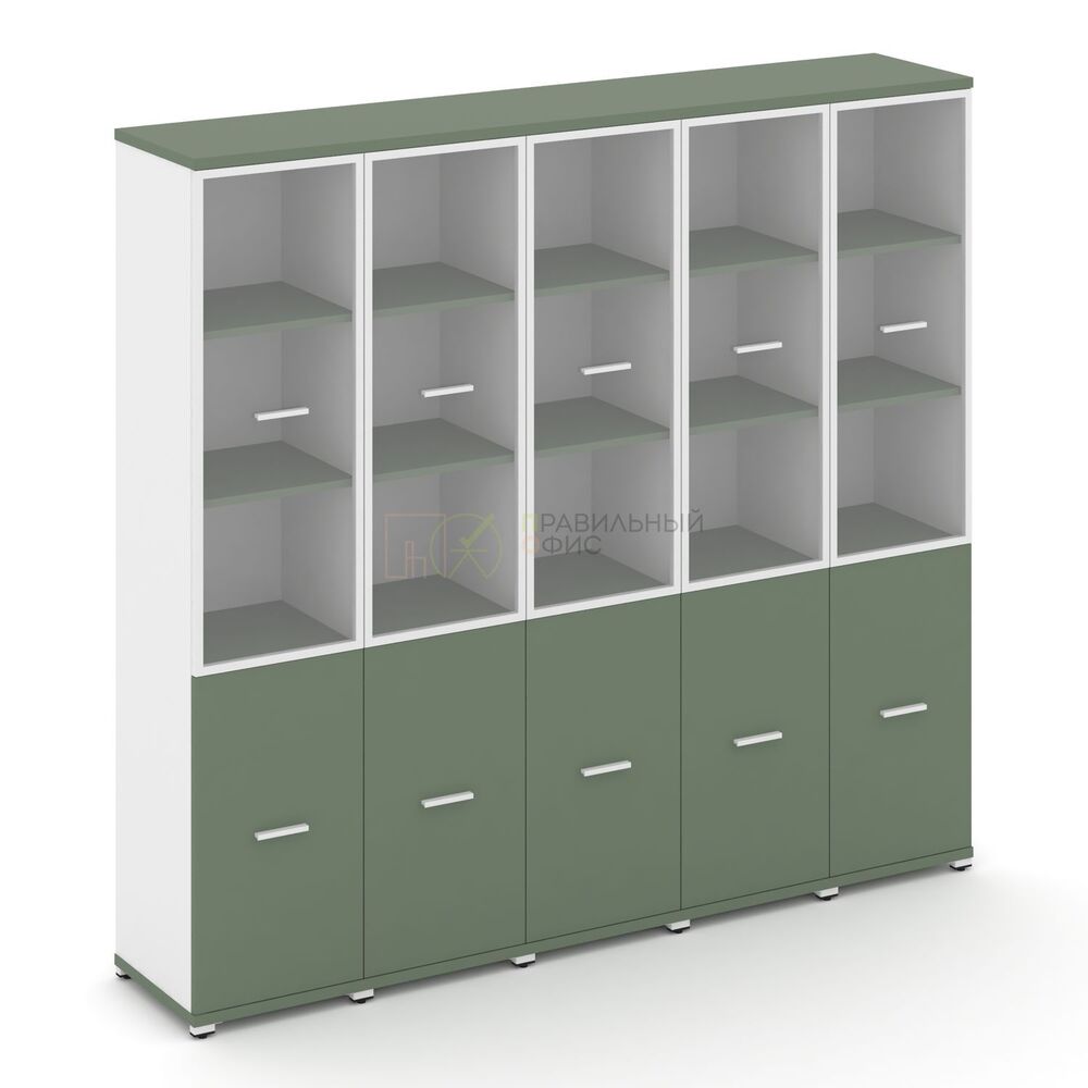 Шкаф пять узких секций, 5 ниш