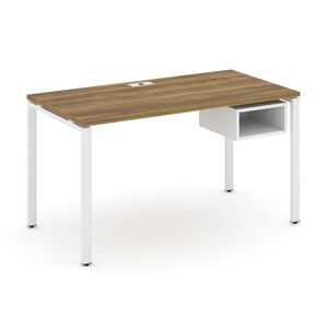 Стол рабочий с подвесной тумбой с одной открытой нишей