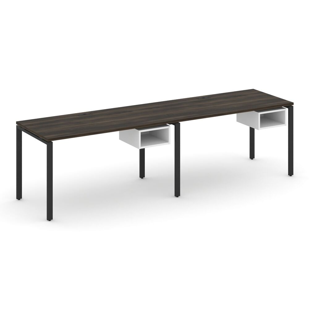 Рабочая станция односторонняя с подвесными тумбами на 2 места