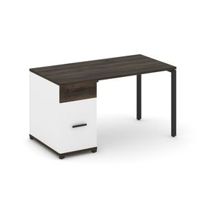 Стол рабочий с одной опорной тумбой