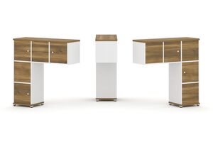 Надставка низкая + (Задняя стенка - 5 шт) + (Распашной фасад - 5 шт)