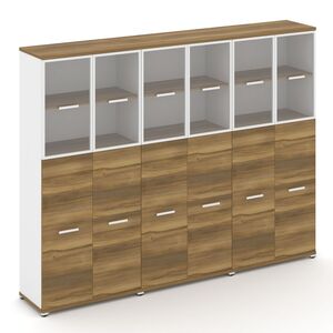 Шкаф три широкие секции, 5 ниш