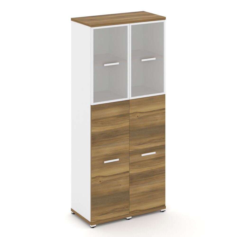 Шкаф две узкие секции, 5 ниш