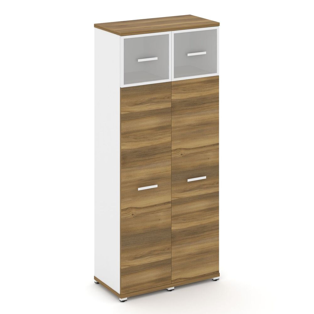 Шкаф две узкие секции, 5 ниш