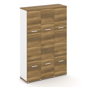 Шкаф три узкие секции, 5 ниш