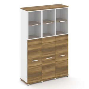 Шкаф три узкие секции, 5 ниш