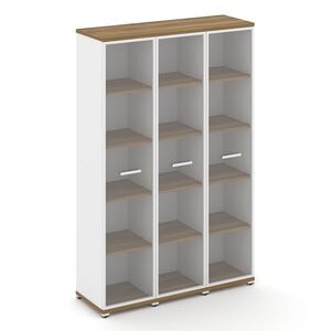 Шкаф три узкие секции, 5 ниш