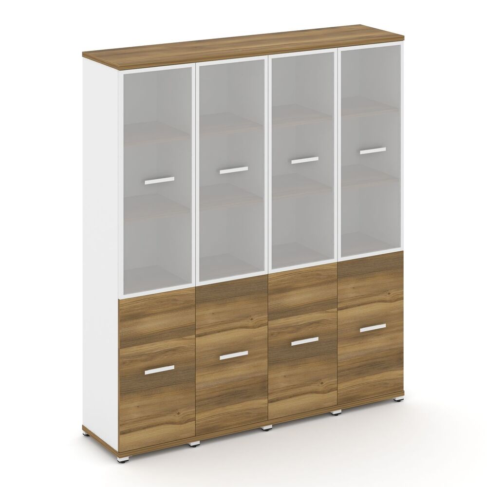 Шкаф четыре узкие секции, 5 ниш