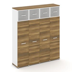 Шкаф четыре узкие секции, 5 ниш