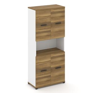 Шкаф одна широкая секция, 5 ниш