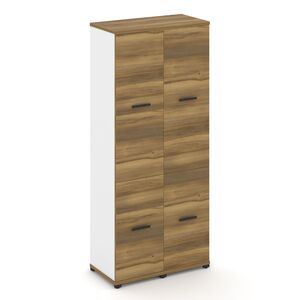 Шкаф две узкие секции, 5 ниш