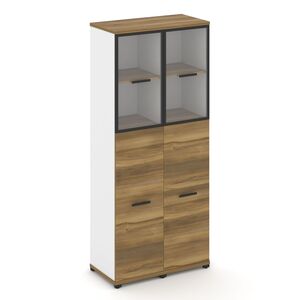 Шкаф две узкие секции, 5 ниш