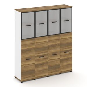 Шкаф четыре узкие секции, 5 ниш