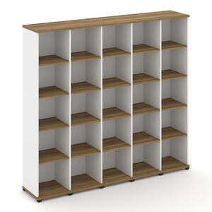 Стеллаж пять узких секций, 5 ниш