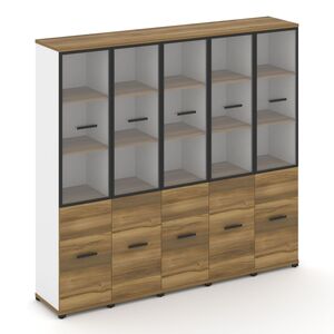 Шкаф пять узких секций, 5 ниш