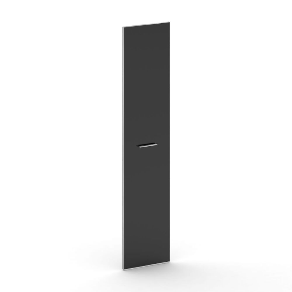 Комплект фасада высокого стекло в раме (лакобель черный)