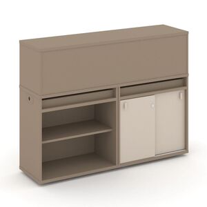 Набор №10. Тумба двойная+низкая надставка