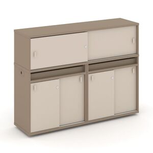 Набор №6. Тумба двойная+низкая надставка