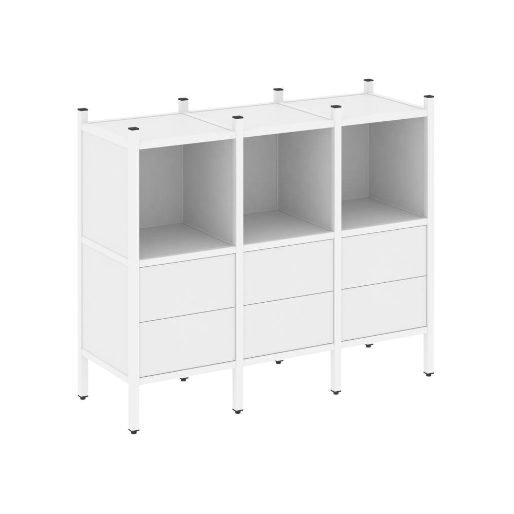 Прямой стеллаж наборный