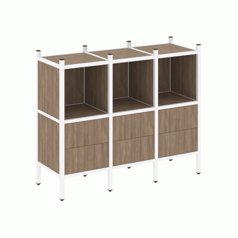 Прямой стеллаж наборный