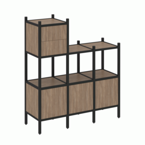 Прямой стеллаж наборный