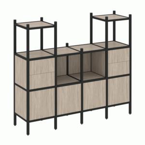 Прямой стеллаж наборный