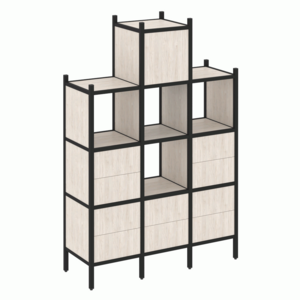 Прямой стеллаж наборный