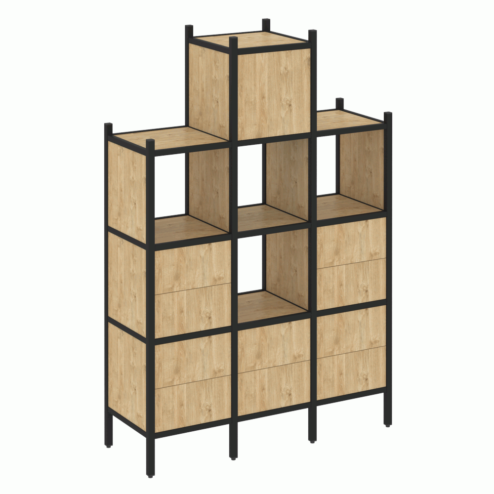 Прямой стеллаж наборный