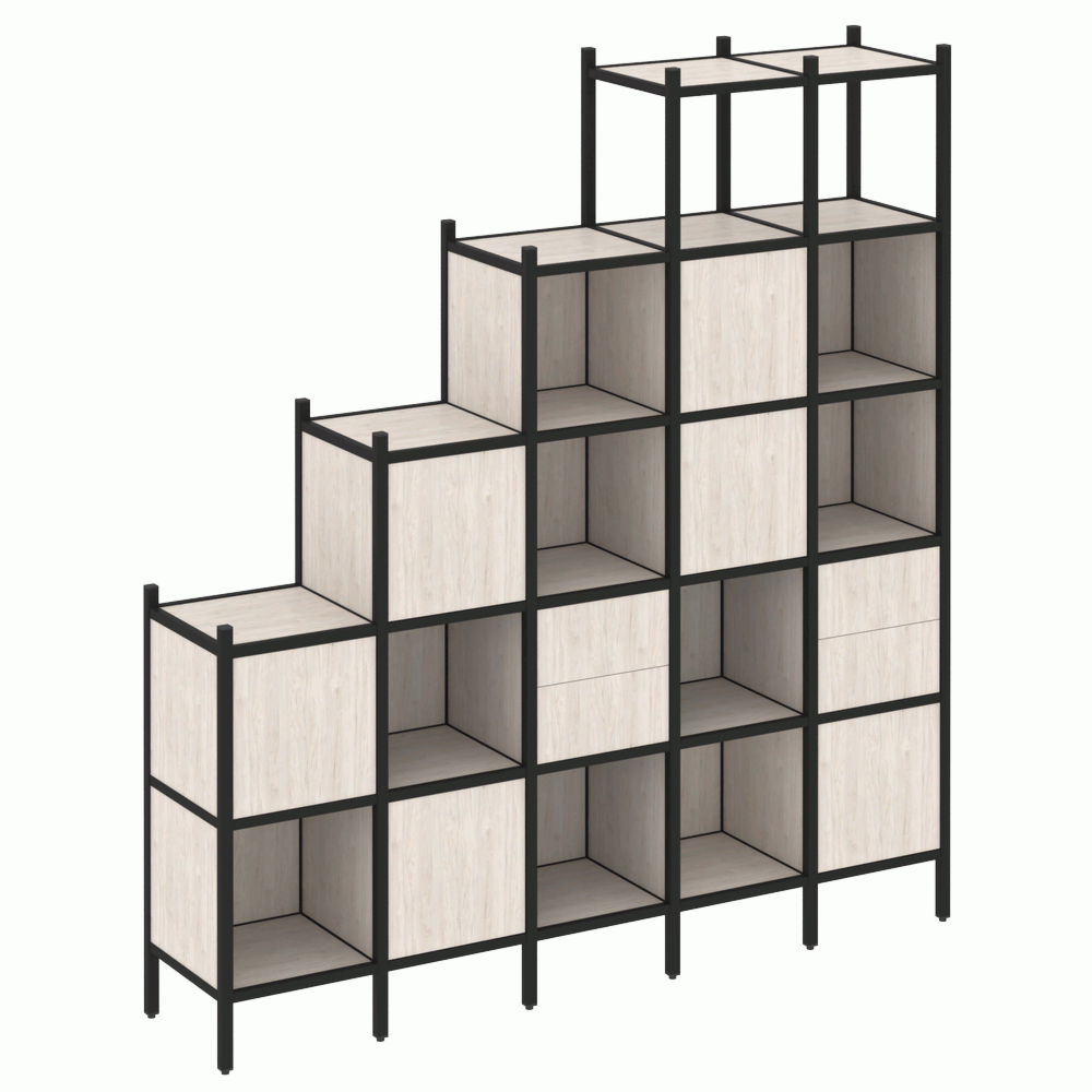 Прямой стеллаж наборный