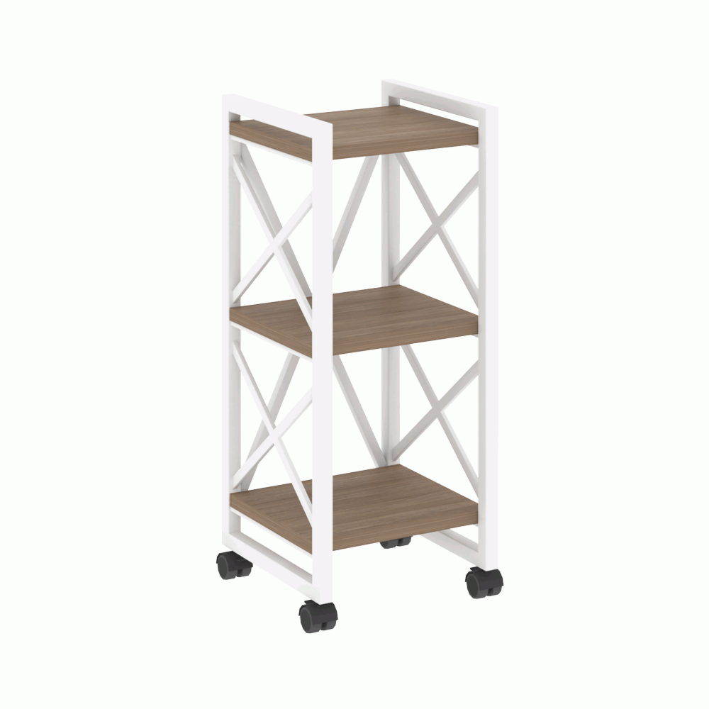 Стеллаж на колесных опорах-3 полки