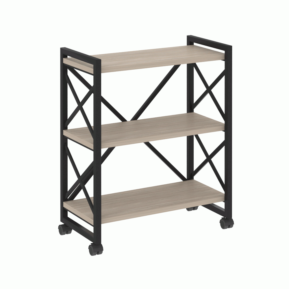 Стеллаж на колесных опорах-3 полки