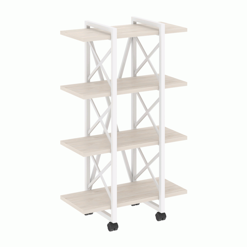 Стеллаж на колесных опорах-4 полки