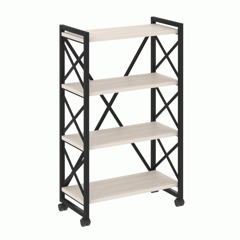 Стеллаж на колесных опорах-4 полки