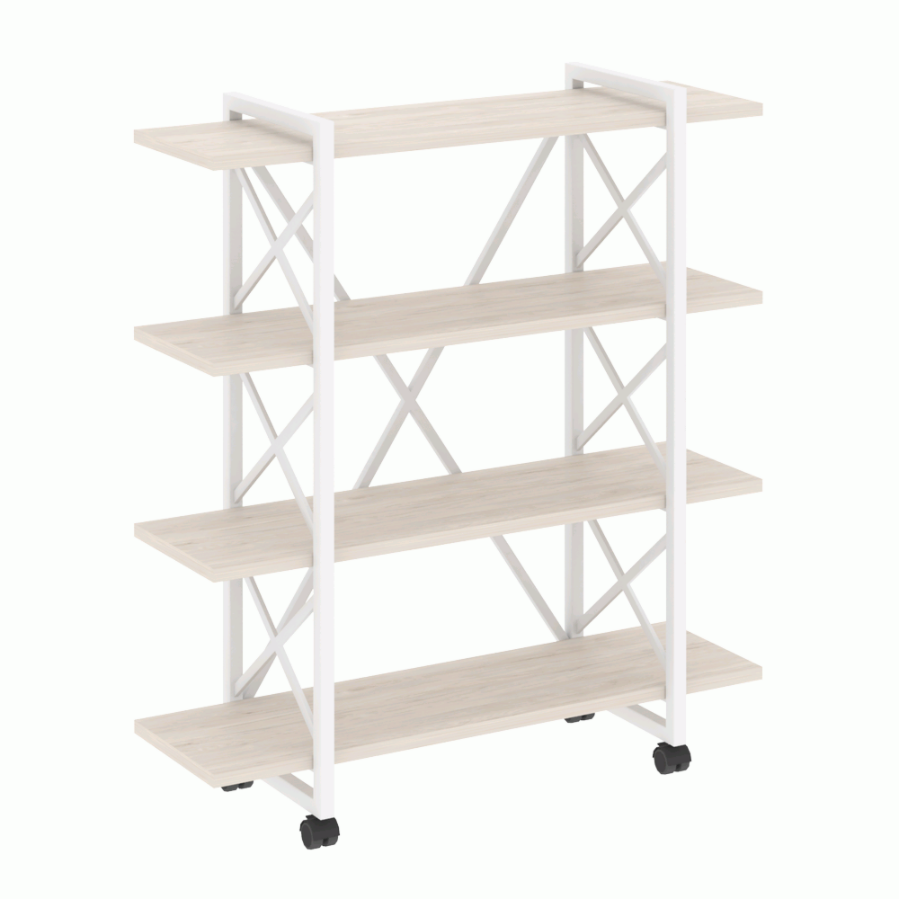 Стеллаж на колесных опорах-4 полки