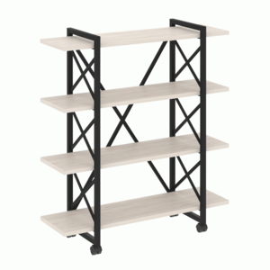 Стеллаж на колесных опорах-4 полки