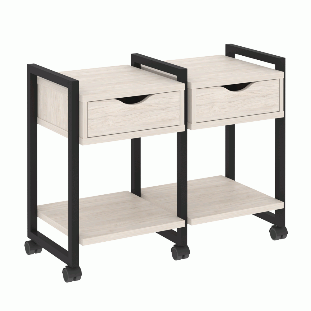 Тумба на колесных опорах наборная. Вариант №1