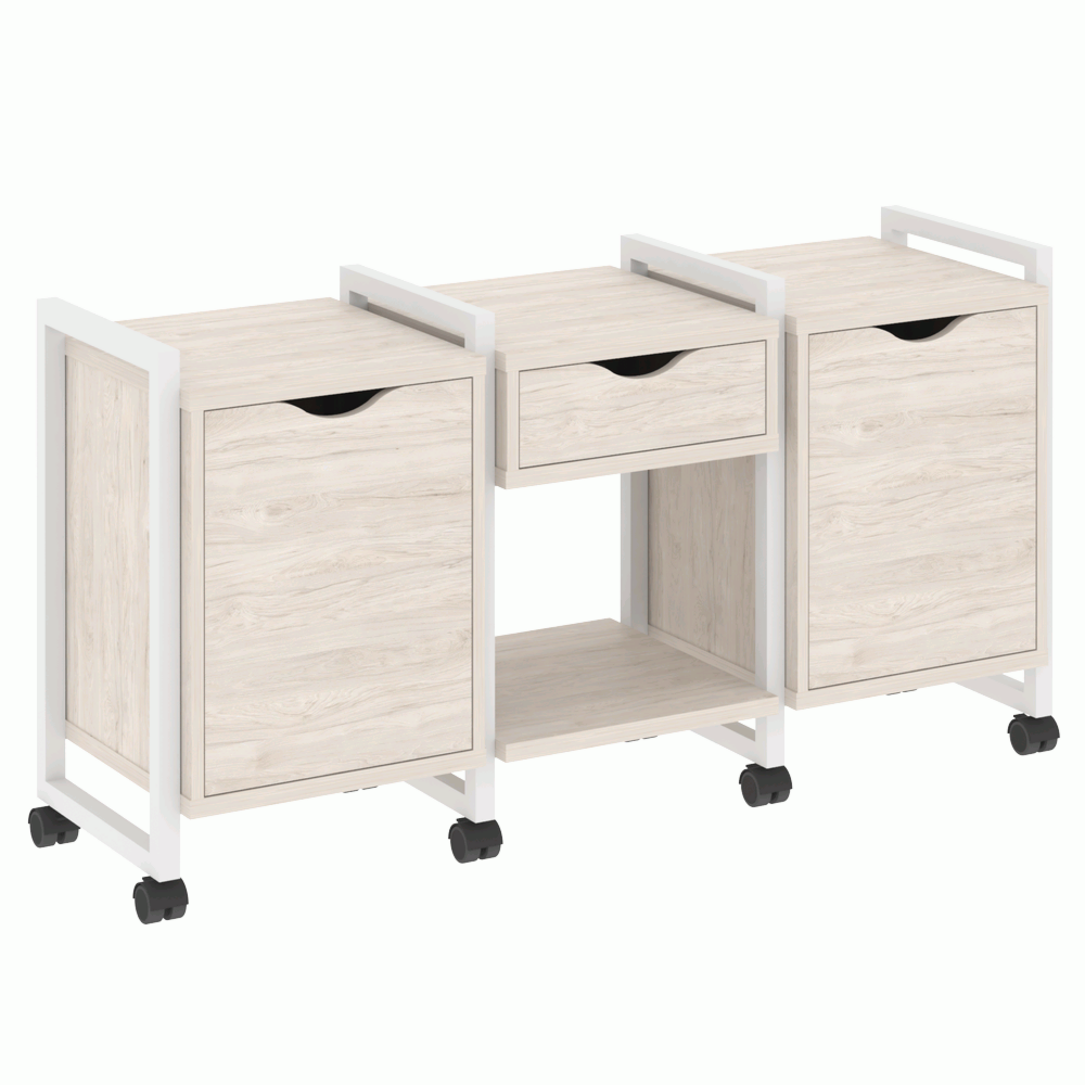 Тумба на колесных опорах наборная. Вариант №7