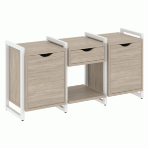 Тумба на регулируемых опорах наборная. Вариант №7