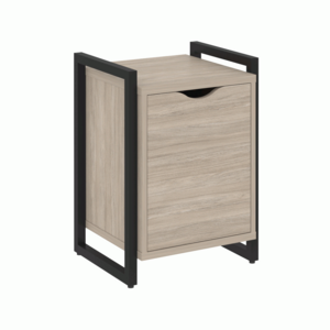 Тумба на регулируемых опорах с распашным фасадом