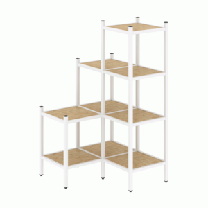 Угловой внутренний стеллаж наборный