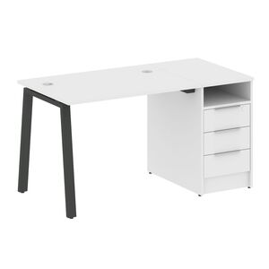 Рабочая станция на А-образном м/к с опорной тумбой