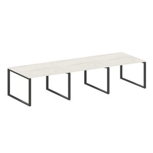 Переговорный стол (3 столешницы) на О-образном м/к